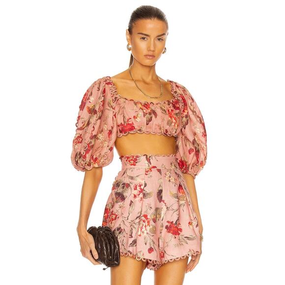 New With Tags ❤️Zimmermann Casia Crop Top❤️ - Picture 3 of 4